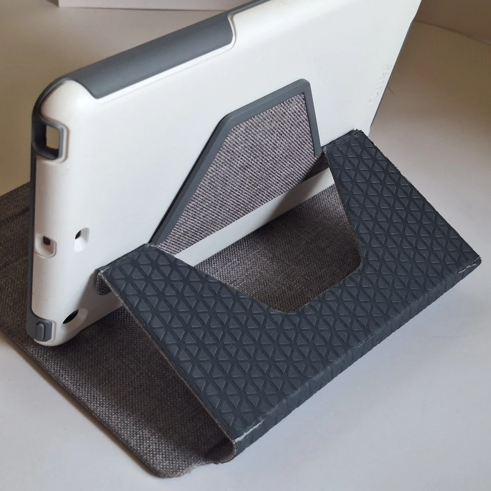 OtterBox Symmetry Folio Ipad Mini Case Glacier Storm Gray EUC 6 X 8